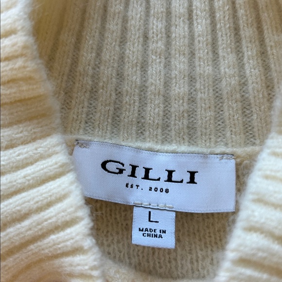 Gilli cream sweater floral bold design bishop cottagecore whimsy Garden size L - Picture 8 of 11